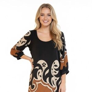 Tibi silk shift dress size 6